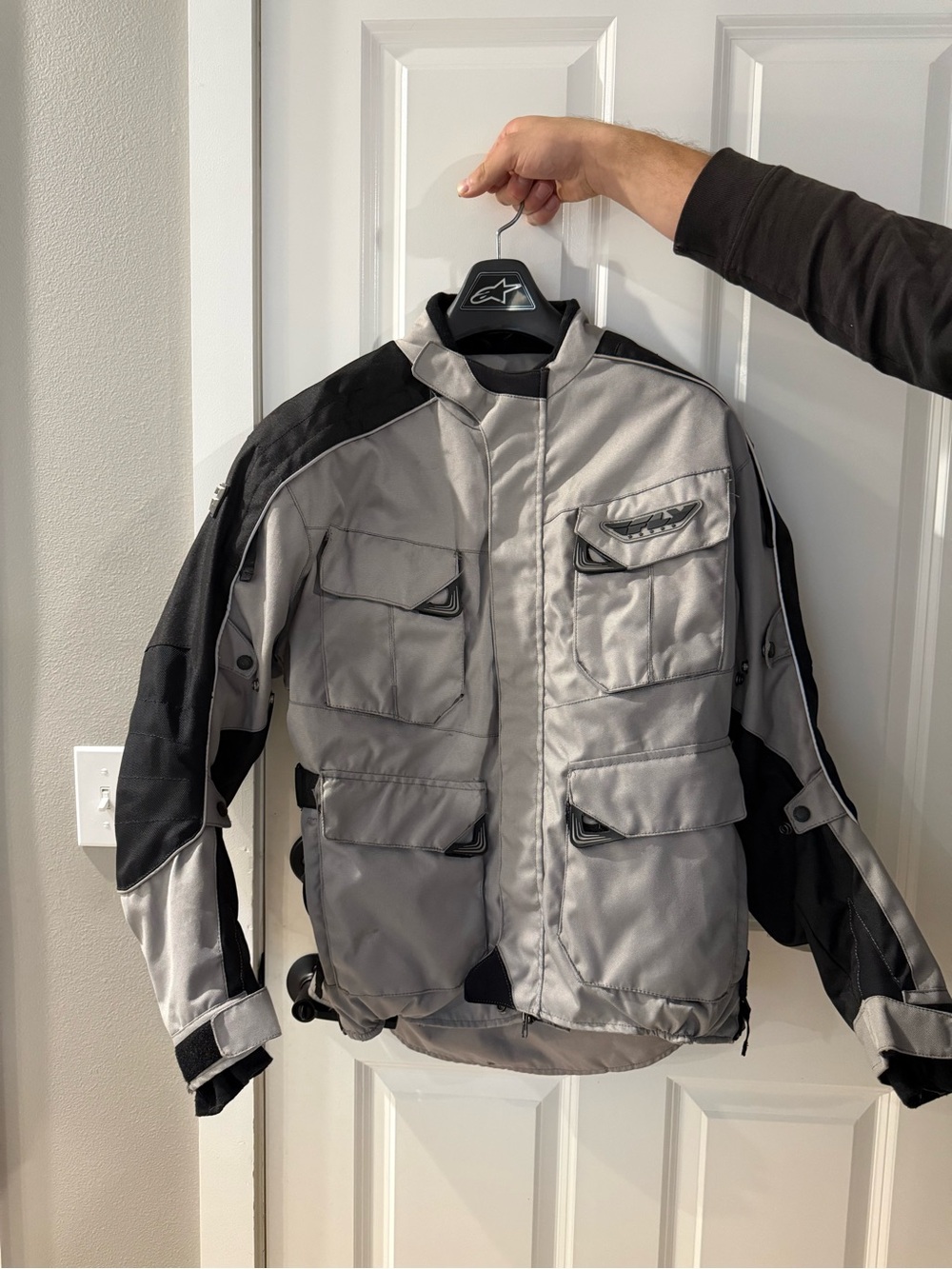 Alpinestars Men's Gray and Black Performance Riding Jacket